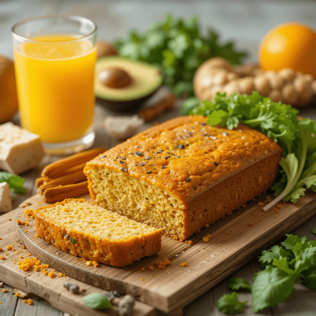 Creative variations of vegan egg loaf, topped with herbs, veggies, and vegan aioli.